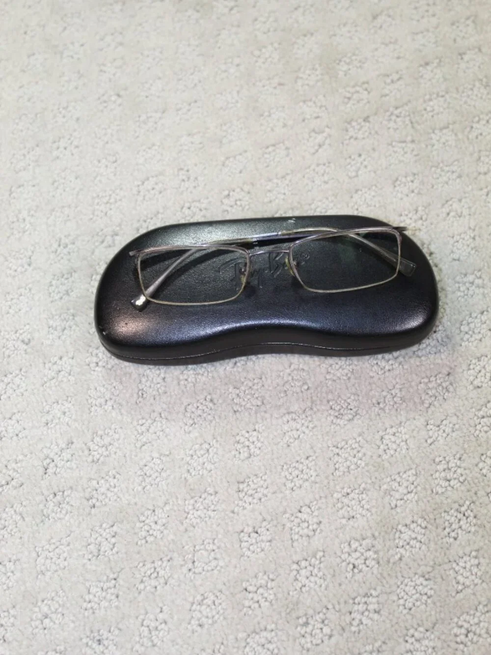 Ray-Ban RB8582 1000 Classic Eyeglasses Frames & Case Titanium Gunmetal 51-19-140